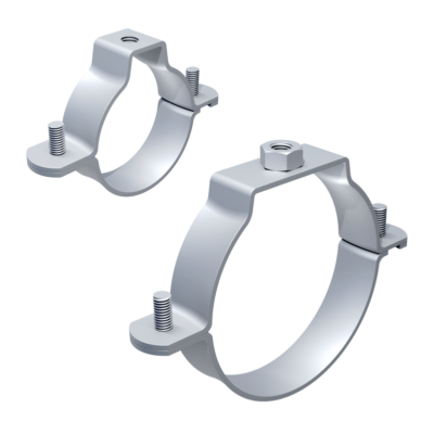 Pijpbeugel thermisch verzinkt voor kunststofleidingen