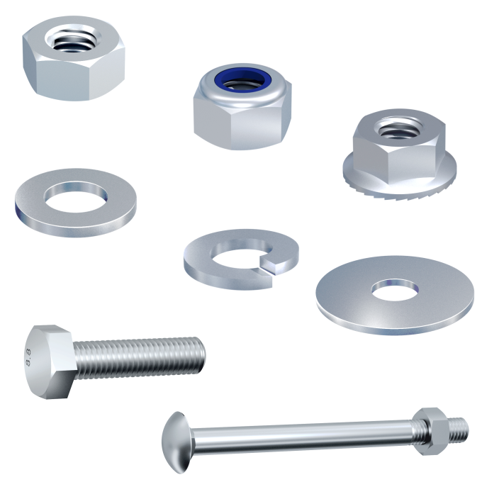 Moeren, Ringen, Bouten combi afbeelding